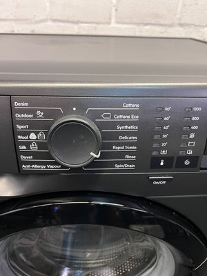 AEG 6000 Series Lavamat Washing Machine - 7kg, Black Finish