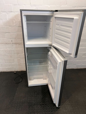 KIC Grey Refrigerator with Top Freezer, 250L Capacity