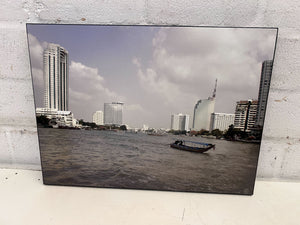 Framed Cityscape Water Photo Print