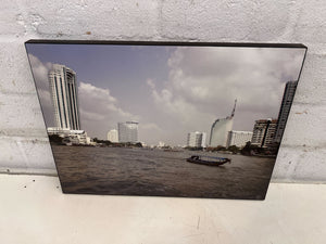 Framed Cityscape Water Photo Print