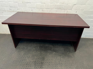 Sleek Mahogany Office Desk with 3 Drawers – Functional & Stylish