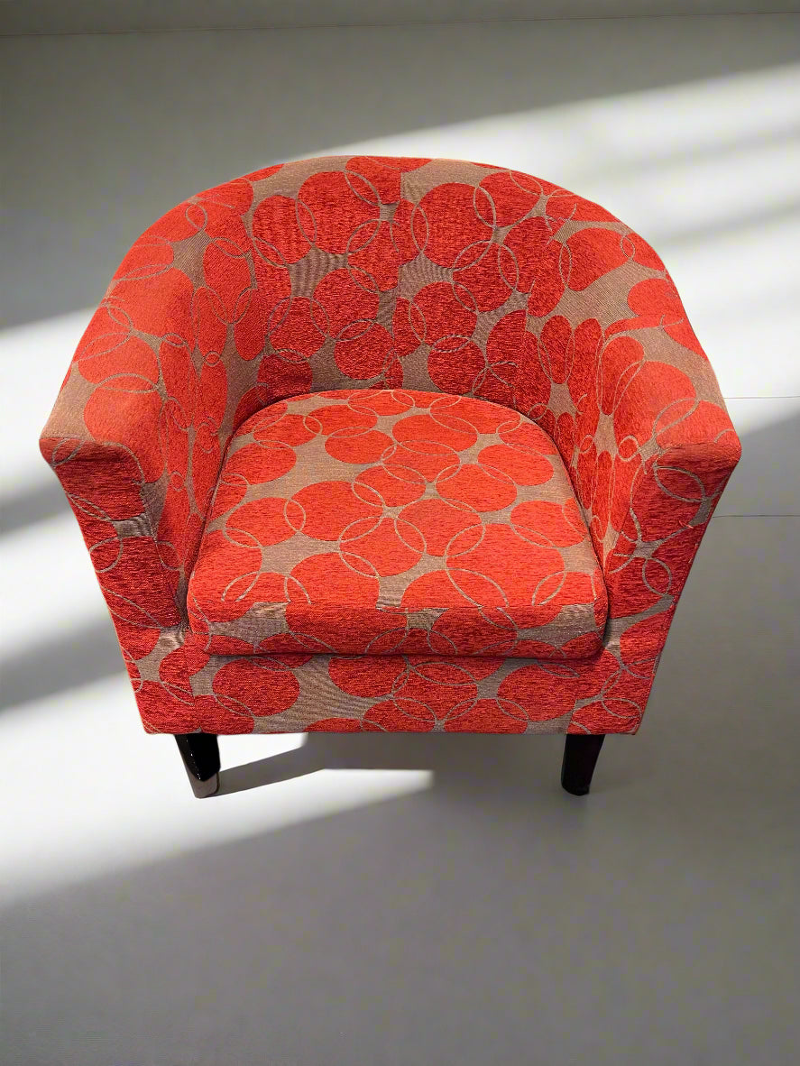 Vibrant Red Accent Chair – Stylish, Comfortable, Chic Design - PRICE DROP