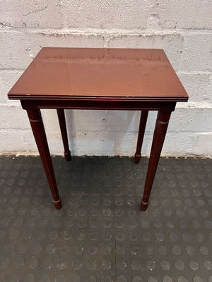 Small - Classic Mahogany Side Table – Vintage Style, Rich Brown Finish