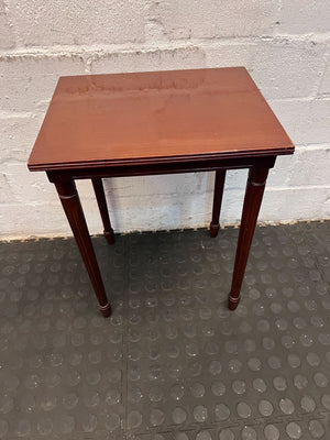 Small - Classic Mahogany Side Table – Vintage Style, Rich Brown Finish