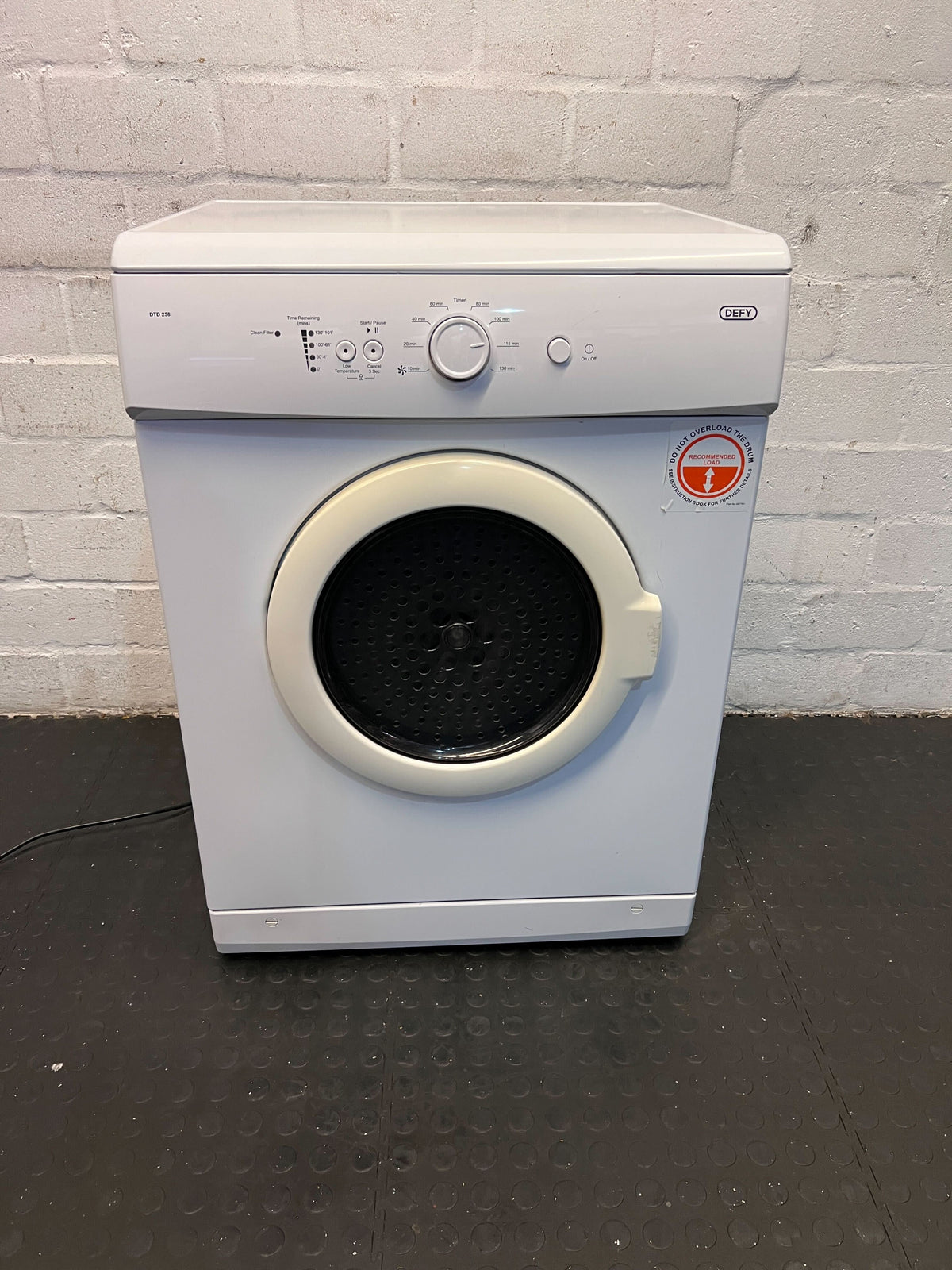Defy Front-Loading Washing Machine - White - Excellent Condition - 2ndhandwarehouse.com