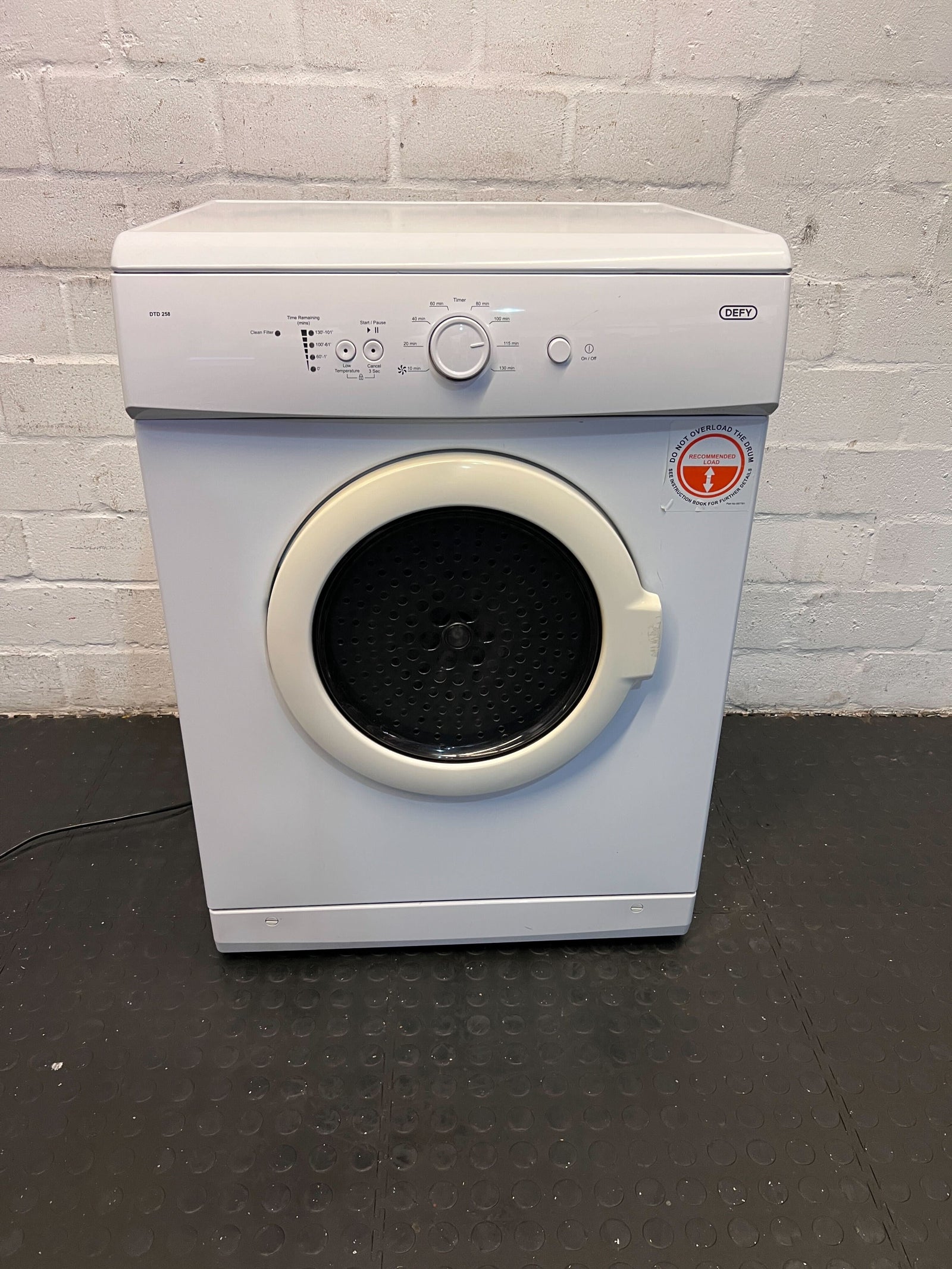 Defy Front-Loading Washing Machine - White - Excellent Condition - 2ndhandwarehouse.com