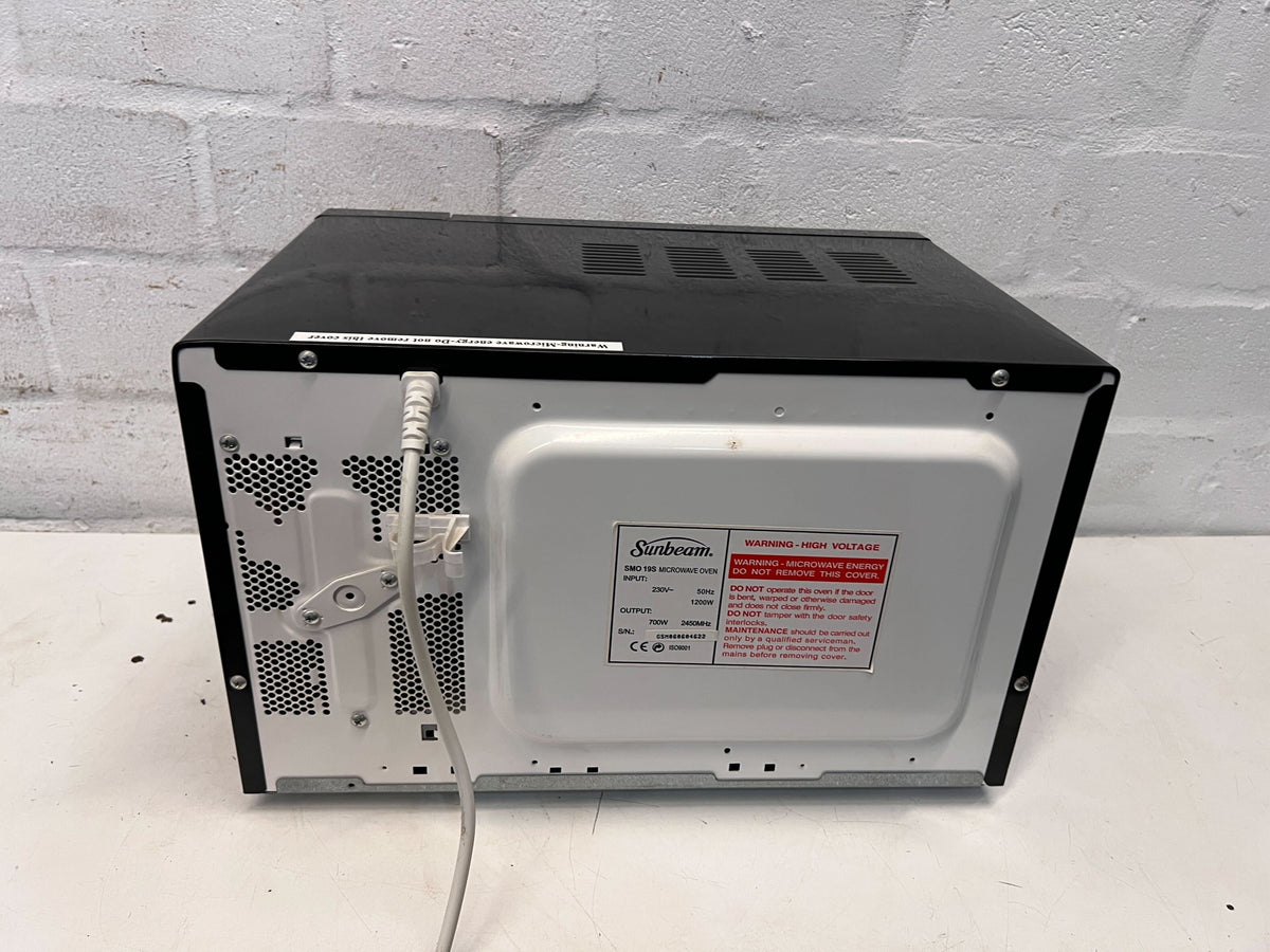 Compact Stainless Steel Microwave Oven – Efficient & Stylish