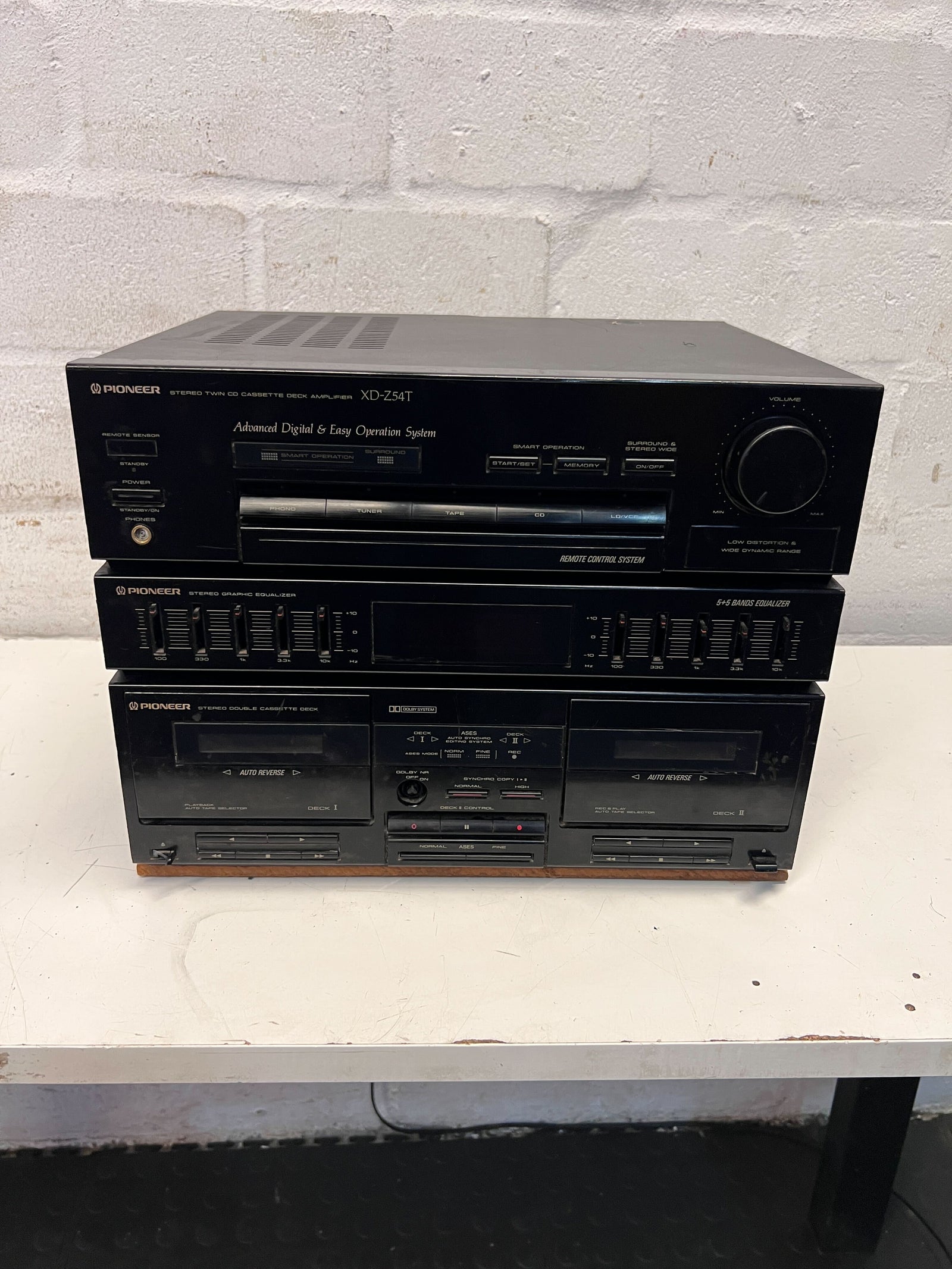 Pioneer XD-Z54T Stereo CD & Cassette Deck