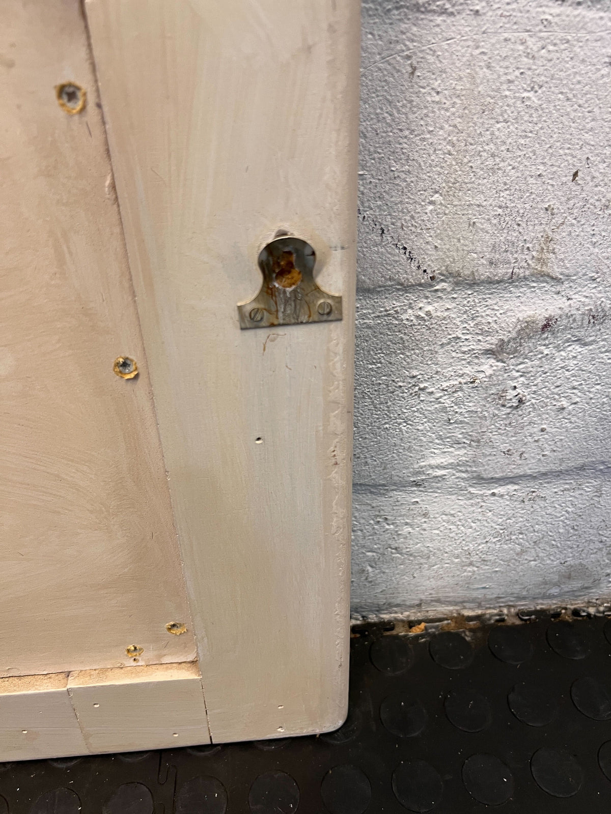 Stylish White Wooden Headboard with Panel Design - Minor Marks - REDUCED