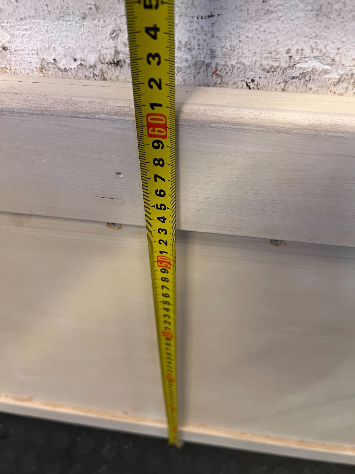 Stylish White Wooden Headboard with Panel Design - Minor Marks - REDUCED