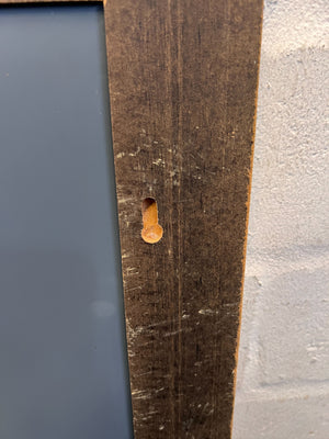 Elegant Gold Framed Wall Mirror – Vintage Style with Minor Wear