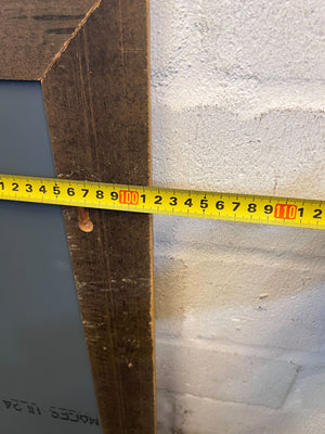 Elegant Gold Framed Wall Mirror – Vintage Style with Minor Wear