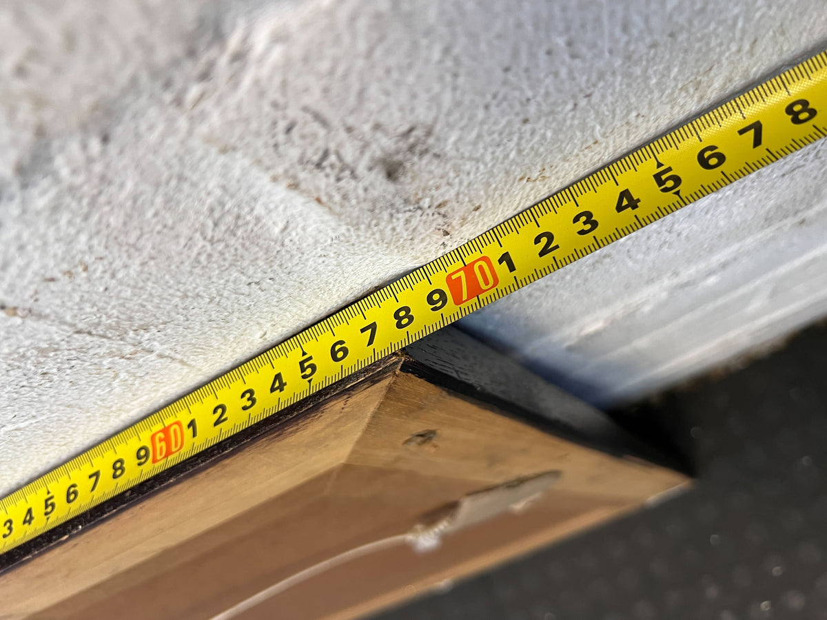 Elegant Dark Wood Framed Mirror with Minor Imperfections