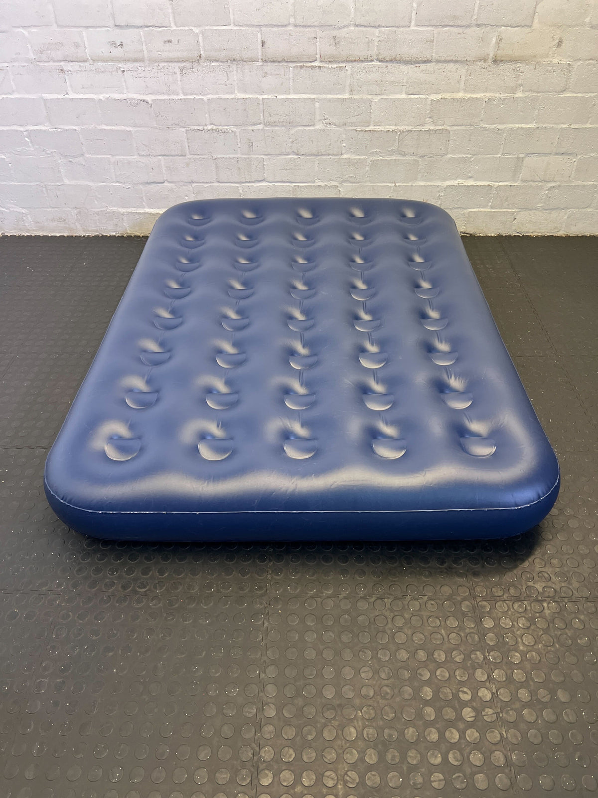 Inflatable Queen-Sized Air Mattress – Deep Purple Velvet Finish