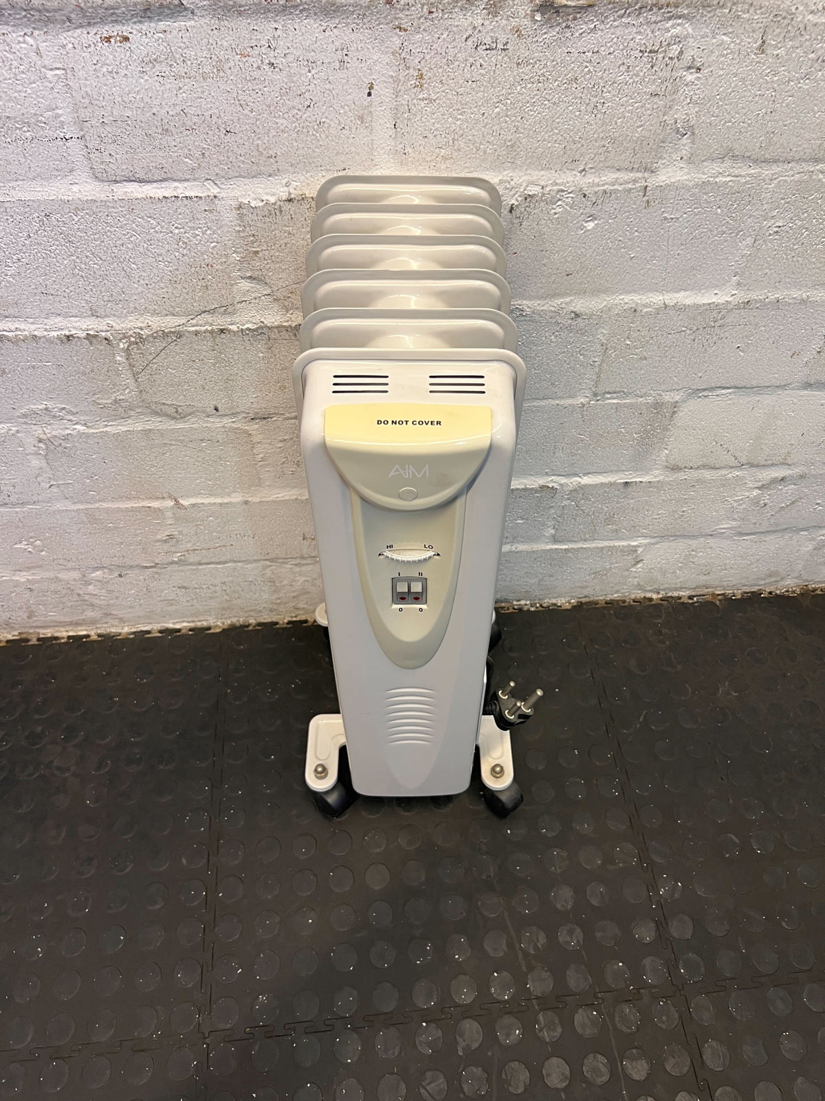 Compact Grey Portable Heater - Great Condition with Minor Scratches - PRICE DROP