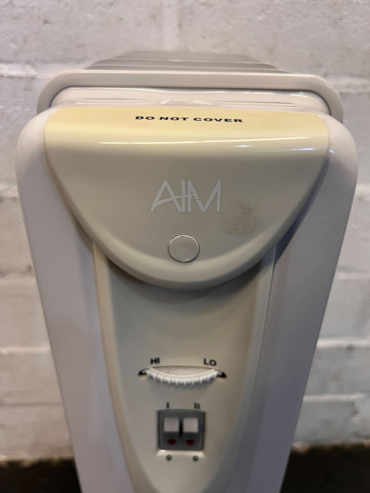 Compact Grey Portable Heater - Great Condition with Minor Scratches - PRICE DROP