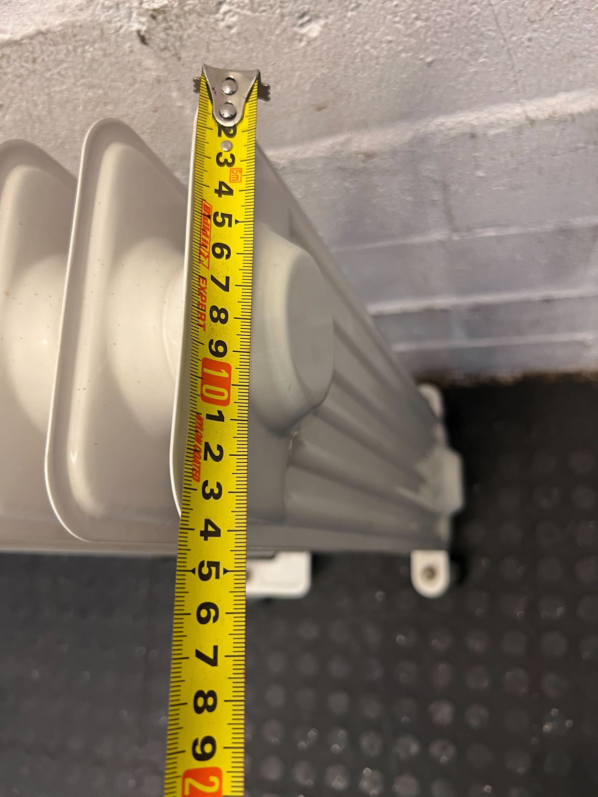 Compact Grey Portable Heater - Great Condition with Minor Scratches - PRICE DROP