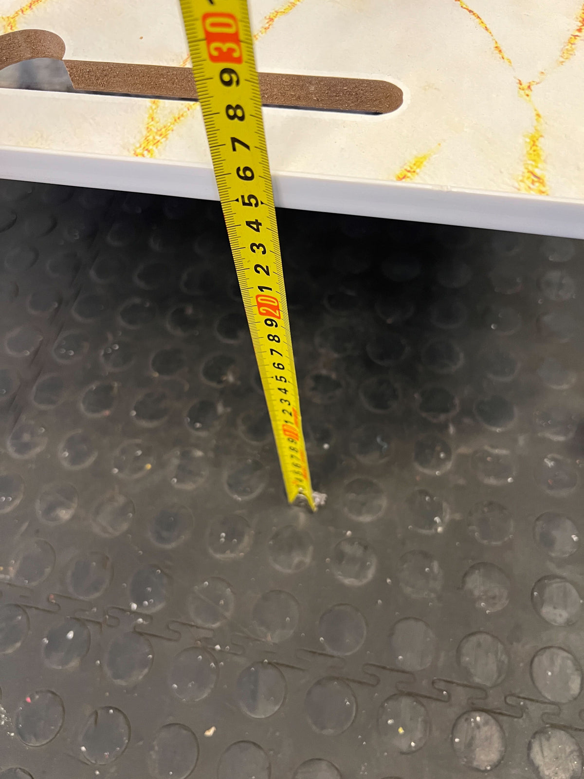 Portable Marble-Effect Laptop Table with Cup Holder - Minor Scratches