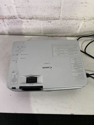 Compact Canon Projector - Light Gray, Minor Scratches, Ideal for Home Theater - 2ndhandwarehouse.com
