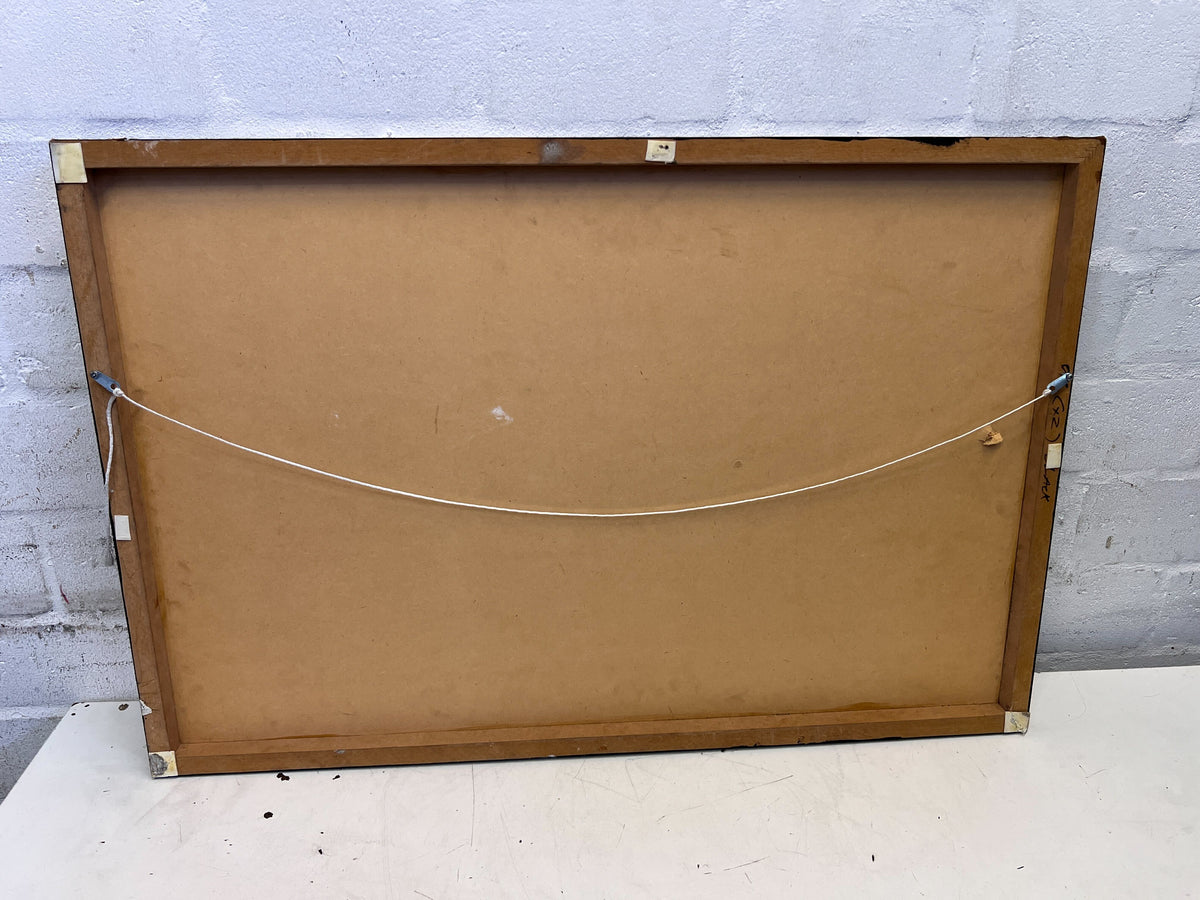 Artistic Black and Gold Wall Sculpture with Unique Design and Texture