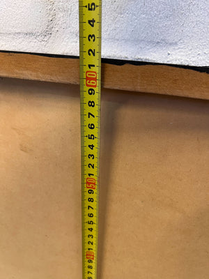 Artistic Black and Gold Wall Sculpture with Unique Design and Texture