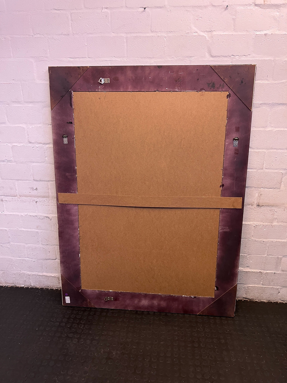 Elegant Wooden Framed Wall Mirror – Minor Scratches