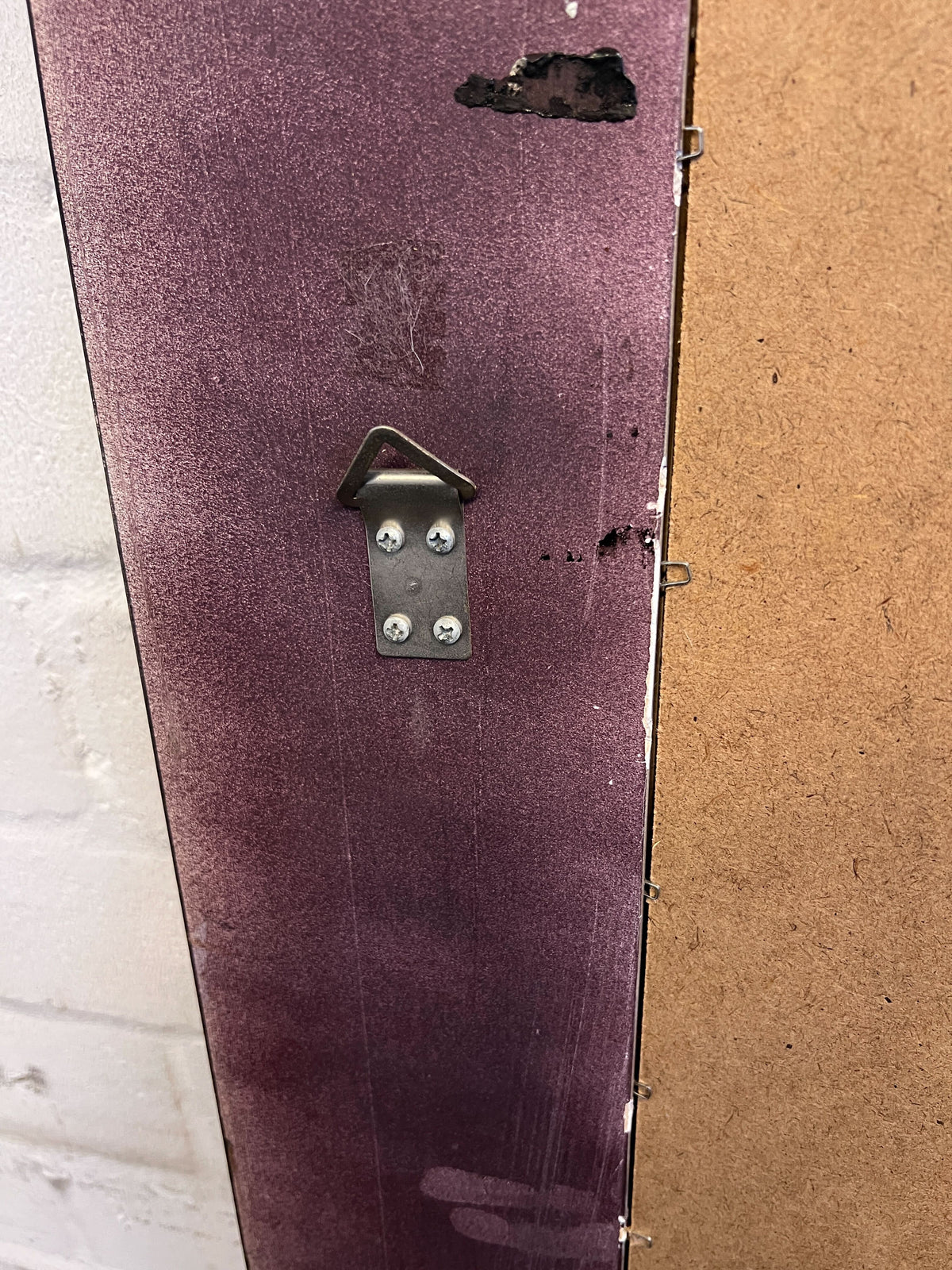 Elegant Wooden Framed Wall Mirror – Minor Scratches