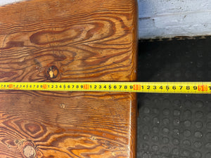 Charming Rustic Wooden Side Table with Classic Turned Legs - Minor Wear - REDUCED - PRICE DROP