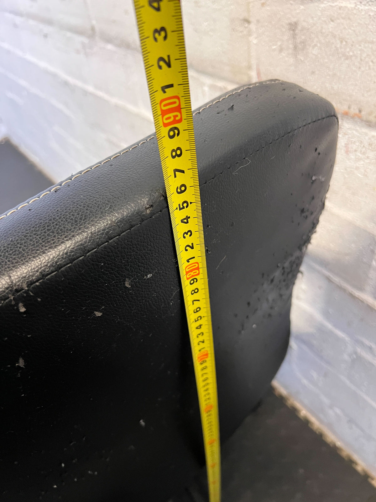 Comfortable Black Office Chair with Minor Wear and Adjustable Height