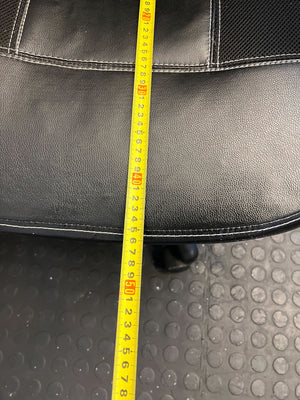 Comfortable Black Office Chair with Minor Wear and Adjustable Height