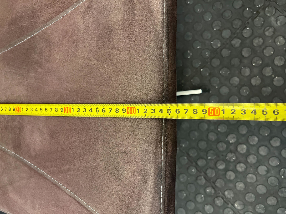 Stylish Brown Faux Leather Accent Chair with Metal Base