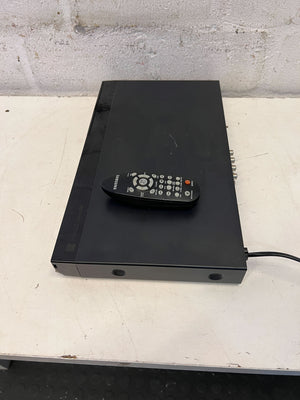 Sleek Black Samsung DVD Player with Remote – Minor Wear - 2ndhandwarehouse.com