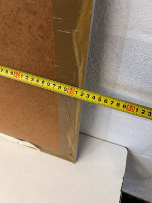 Framed Vintage Cathedral Art Print – Turquoise & Green - 2ndhandwarehouse.com