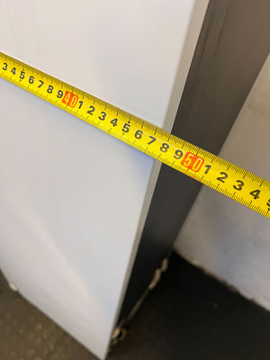 Dixon White Double Door Fridge - Functional with Minor Scratches - 2ndhandwarehouse.com