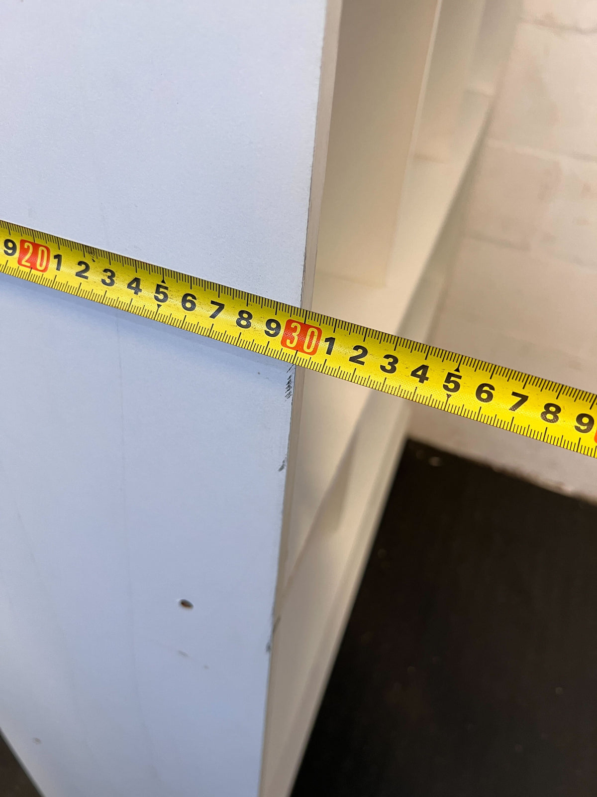 Stylish White Wooden Bookshelf with 12 Compartments – Minor Scuffs