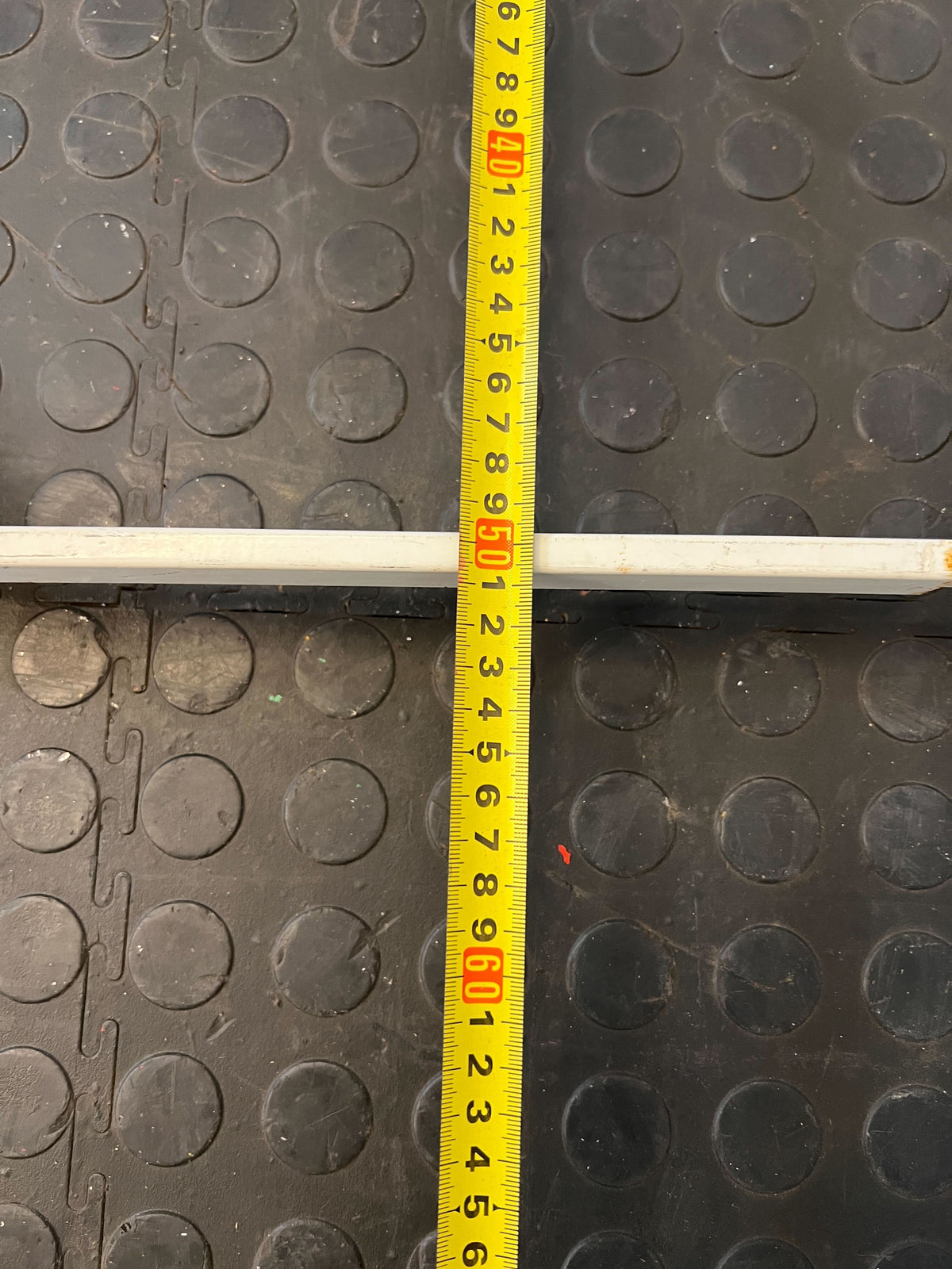 Durable Metal Square Frame with Minor Rust Stains - REDUCED