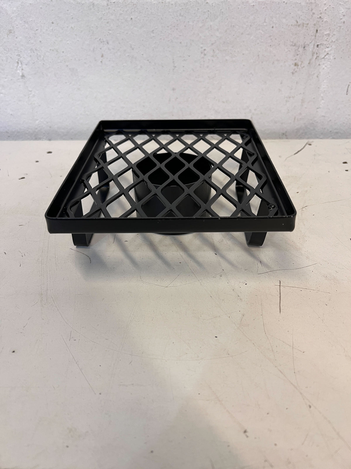 Stylish Black Metal Cooking Stand with Heat Resistance - 2ndhandwarehouse.com