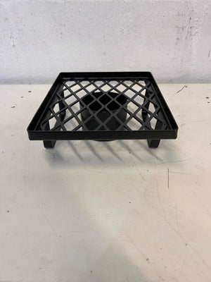 Stylish Black Metal Cooking Stand with Heat Resistance - 2ndhandwarehouse.com