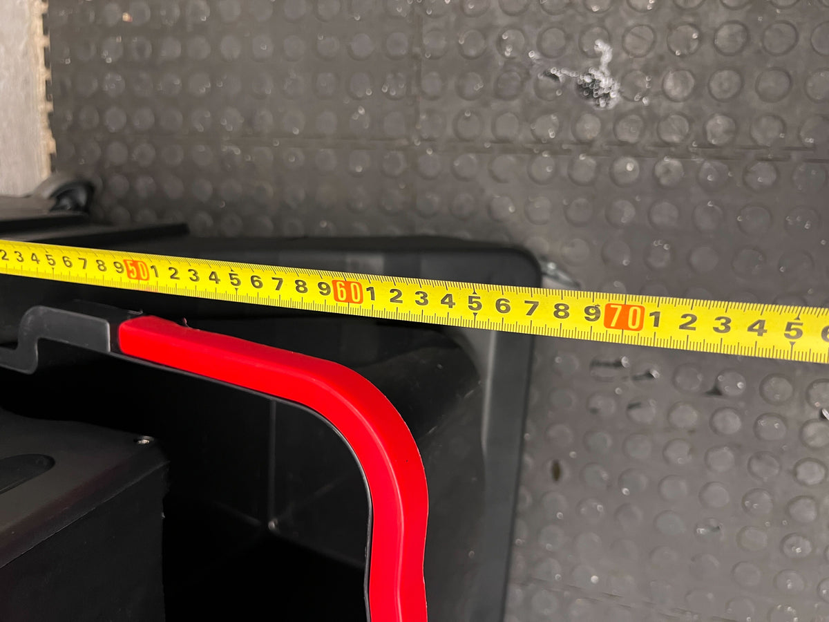 Durable 2-Compartment Cleaning Trolley with Color-Coded Bins