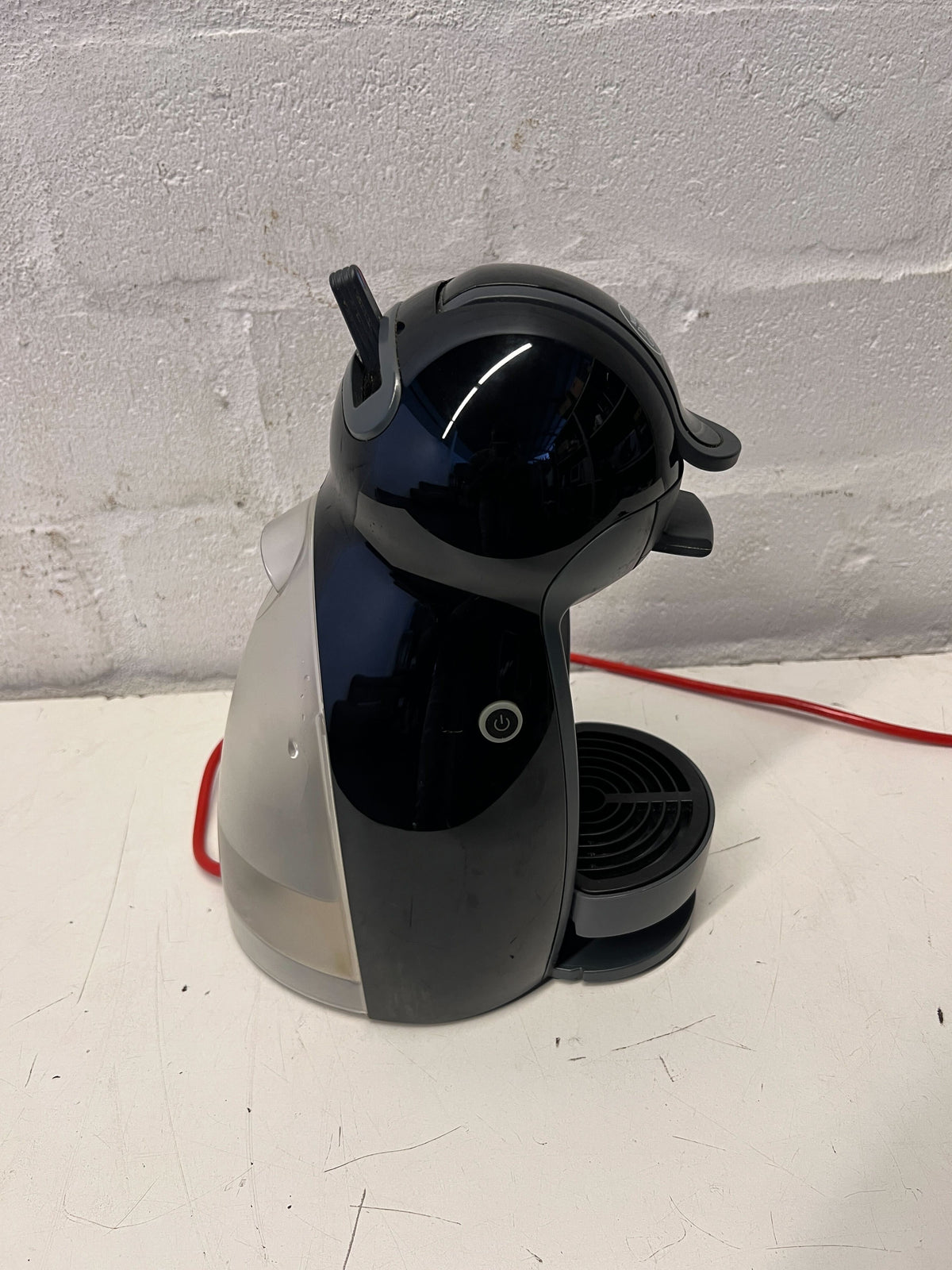 Compact Black and Silver Coffee Machine – Minor Wear