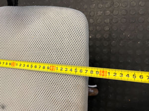 Comfortable Gray Mesh Office Chair with Minor Wear