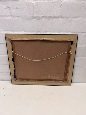 Elegant Brown Framed Picture Frame with Intricate Detailing - 2ndhandwarehouse.com