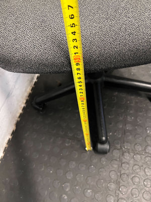 Ergonomic Green and Black Office Chair with Minor Wear