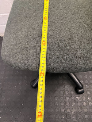 Modern Ergonomic Office Chair in Green and Gray - Minor Wear