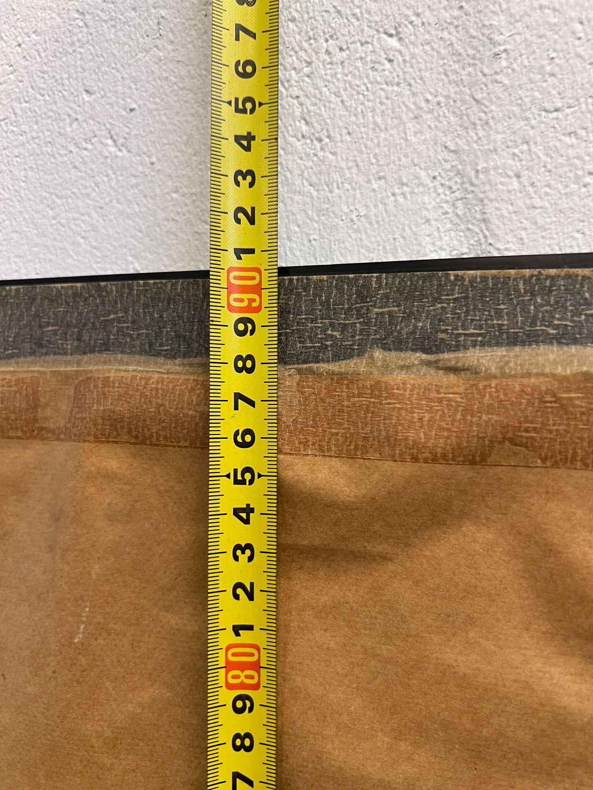 Elegant Black Framed Square Wall Mirror – Minor Scratches