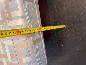 Elegant L-Shape Couch with Cushions in Light Blue and Yellow