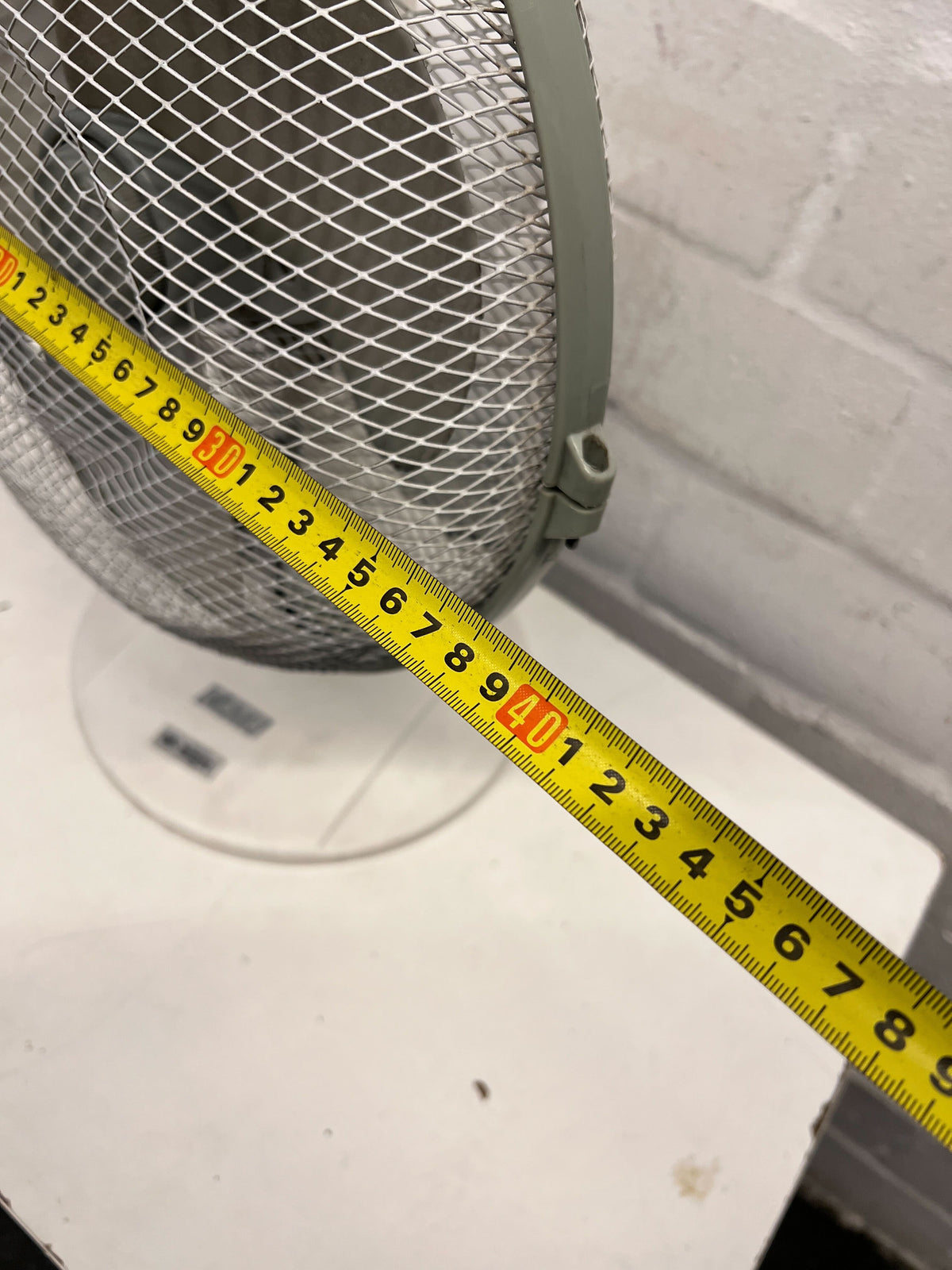 Vintage Gray Table Fan -Is Not In Working Condition