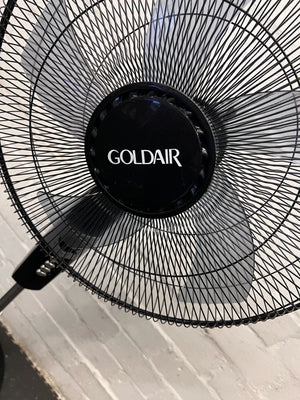 Goldair Black Stand Fan - Is Not In Working Condition