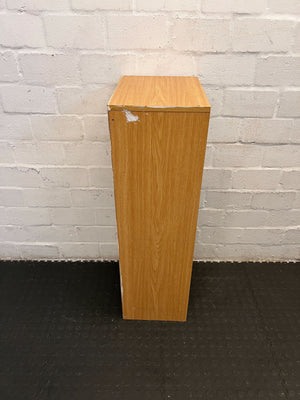 Stylish Oak Wood Open Shelf Unit - Minimalist Storage Solution - REDUCED