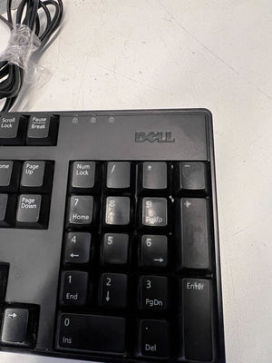Dell USB Keyboard - Black, Full-Size, Excellent Condition
